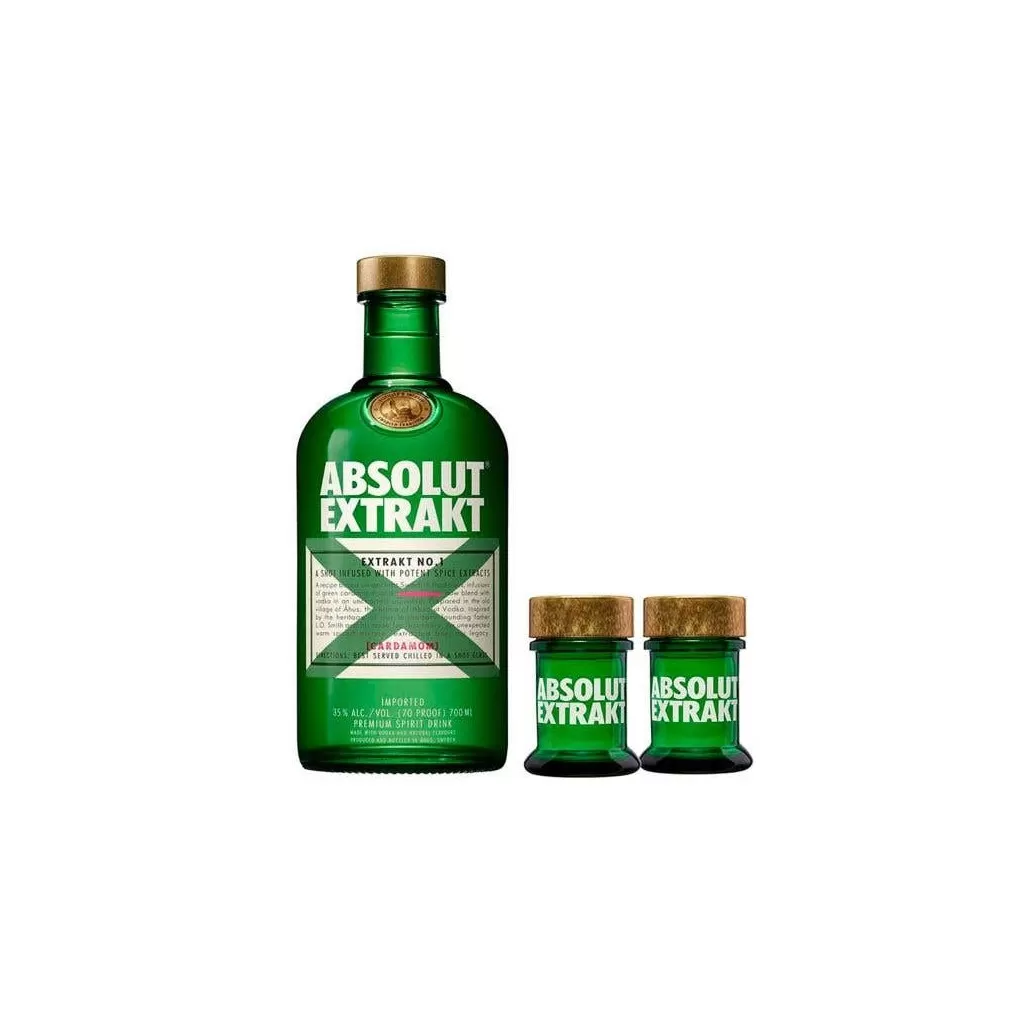 Vodka Absolut Extrakt +2 Shot 700ml